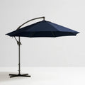 Boczny parasol ogrodowy granatowo-czarny 300 x 300 cm